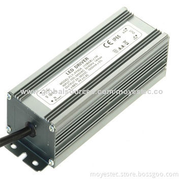 Waterproof LED Power Supply with 40W Power Consumption and 1.2A Output Current